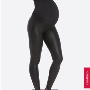 Spanx Maternity Coated Leggings